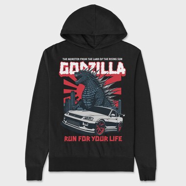 Godzilla Gtr Skyline, Hanorac Oversize Barbati (Unisex)