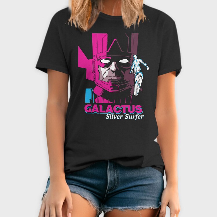 galactus silver surfer, Tricou Barbati (Unisex)