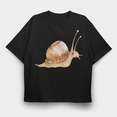 Snail Cute Animal, Tricou Oversize Barbati (Unisex)