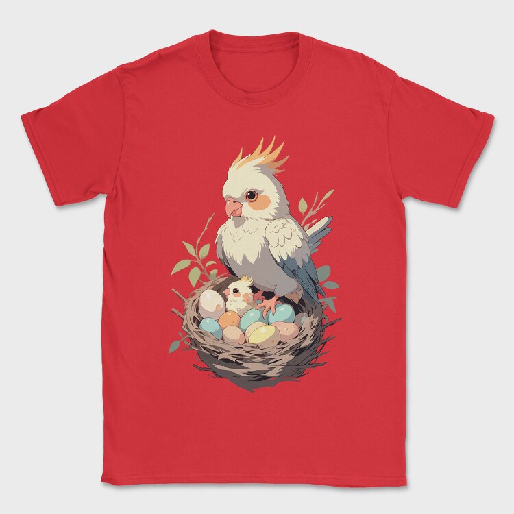 Cockatiel, Tricou Barbati (Unisex)
