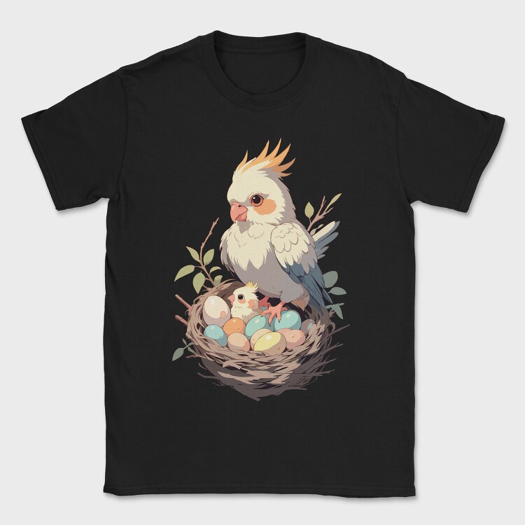 Cockatiel, Tricou Barbati (Unisex)