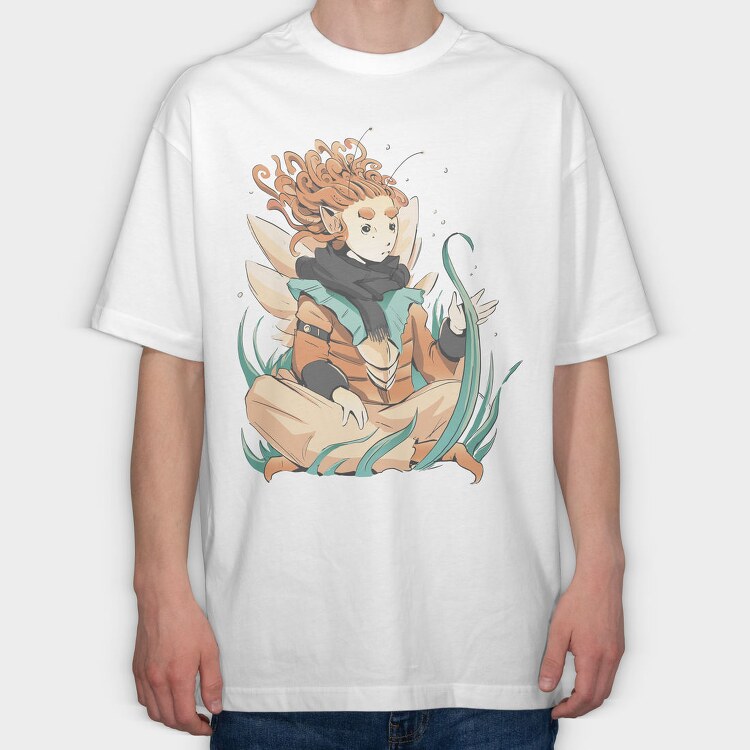 Cottagecore Elf Fantasy Night, Tricou Oversize Barbati (Unisex)