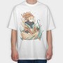 Cottagecore Elf Fantasy Night, Tricou Oversize Barbati (Unisex)