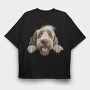 Spinone Italiano, Tricou Oversize Barbati (Unisex)