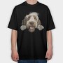 Spinone Italiano, Tricou Oversize Barbati (Unisex)