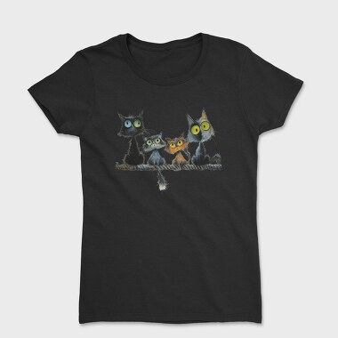 Spooky Tale Felines, Tricou Femei
