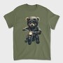 Biker Teddy Bear, Tricou Barbati (Unisex)