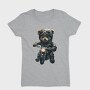 Biker Teddy Bear, Tricou Femei