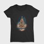 Christmas Tree Watercolor, Tricou Femei