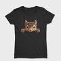 Squirrel Peeking Face, Tricou Femei