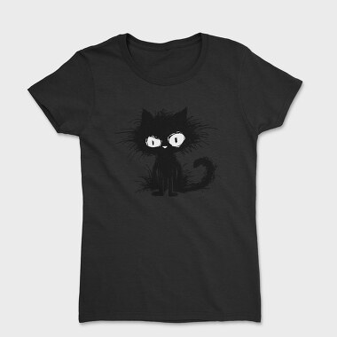 Spooky Whisker Kitty, Tricou Femei