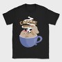 Coffee Cat 2, Tricou Barbati (Unisex)