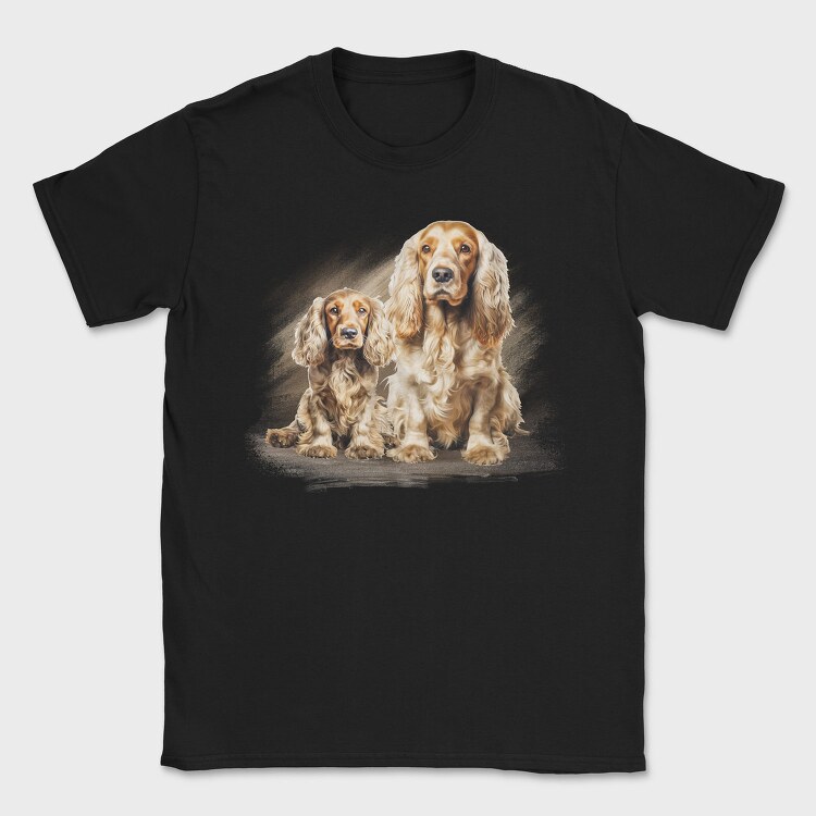 Cocker Dog, Tricou Barbati (Unisex)
