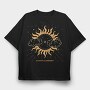 Cloudy and Bright, Tricou Oversize Barbati (Unisex)