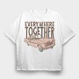 Classic Car, Tricou Oversize Barbati (Unisex)