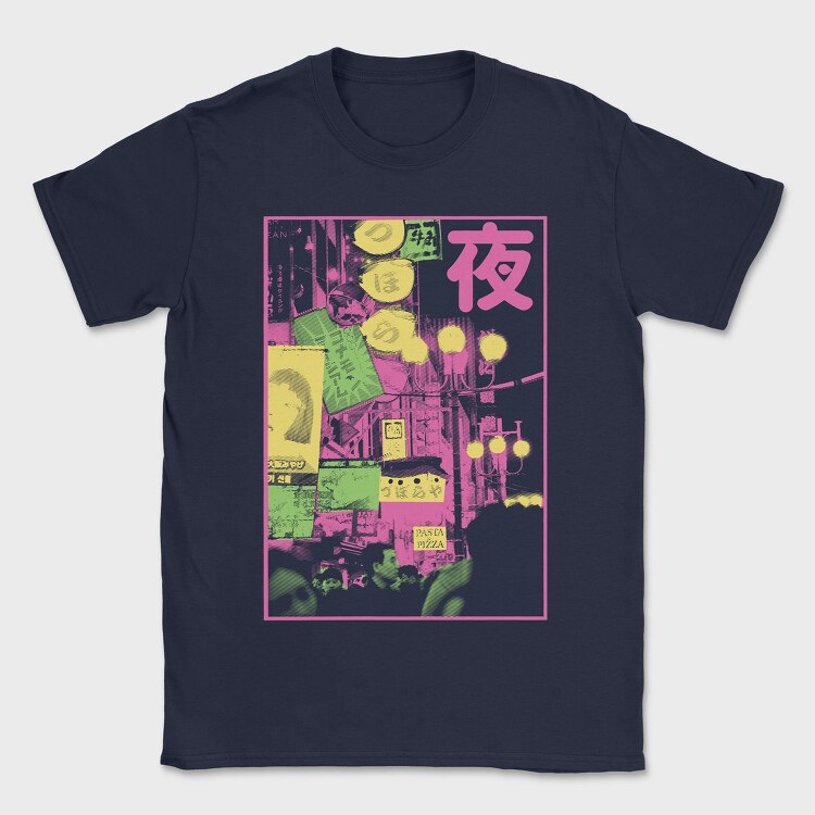 City Halftone, Tricou Barbati (Unisex)
