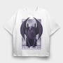 Chtulu Throne, Tricou Oversize Barbati (Unisex)