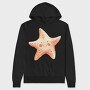 Starfish Smile Heart, Hanorac Oversize Barbati (Unisex)