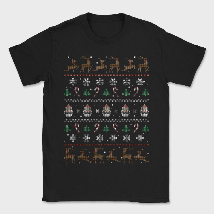 Christmas Ugly Sweater, Tricou Barbati (Unisex)