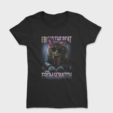 Cosmic Cat Dj Beat, Tricou Femei