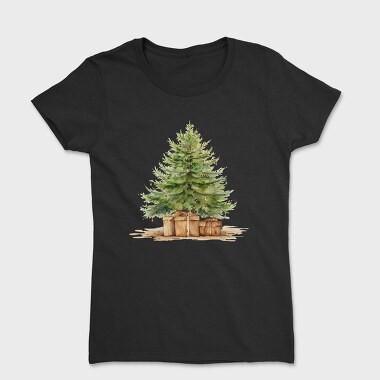 Christmas Tree Old, Tricou Femei