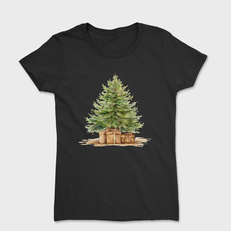 Christmas Tree Old, Tricou Femei