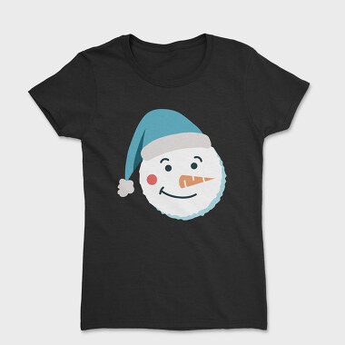 Christmas Snowman Faces 4, Tricou Femei