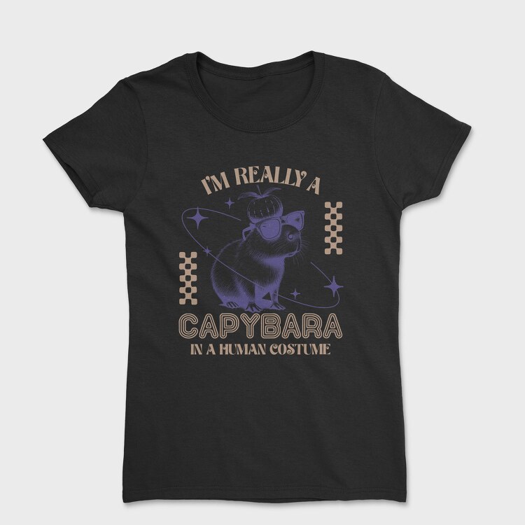 Sunglasses Capybara, Tricou Femei