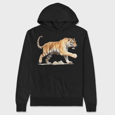 Tiger Moment Spirit, Hanorac Oversize Barbati (Unisex)
