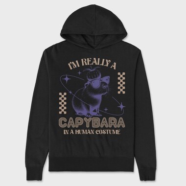 Sunglasses Capybara, Hanorac Oversize Barbati (Unisex)