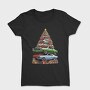 Christmas Tree Muscle Madness Cars, Tricou Femei