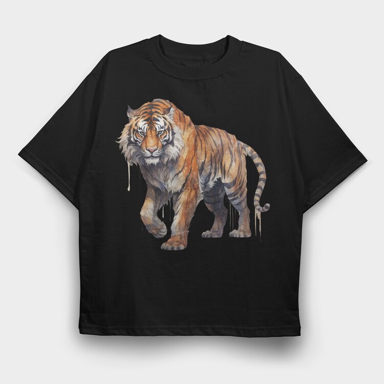 Tiger Pride Spirit, Tricou Oversize Barbati (Unisex)