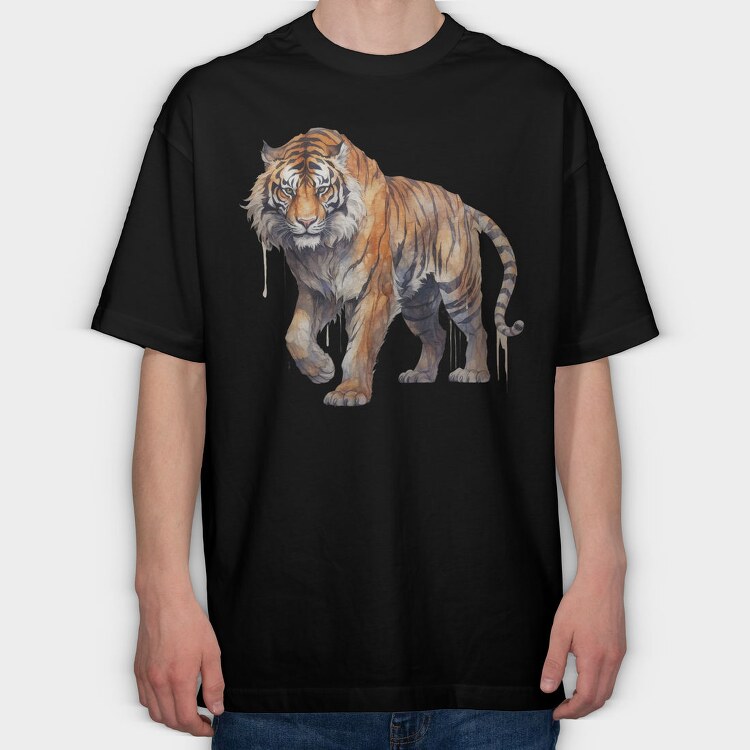 Tiger Pride Spirit, Tricou Oversize Barbati (Unisex)