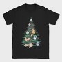 Christmas Tree Cats Realistic, Tricou Barbati (Unisex)