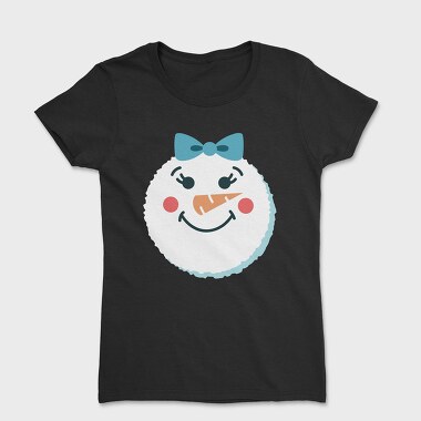 Christmas Snowman Faces 2, Tricou Femei