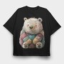 Sunny Patched Buddy, Tricou Oversize Barbati (Unisex)