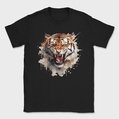 Tiger Spirit Scream, Tricou Barbati (Unisex)