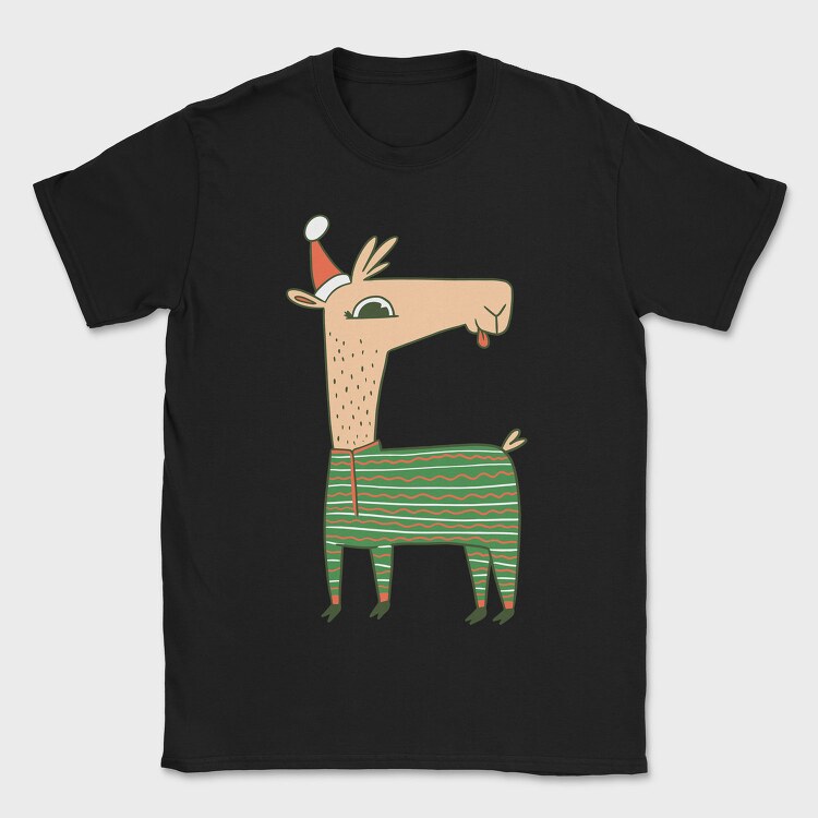 Christmas Llama, Tricou Barbati (Unisex)
