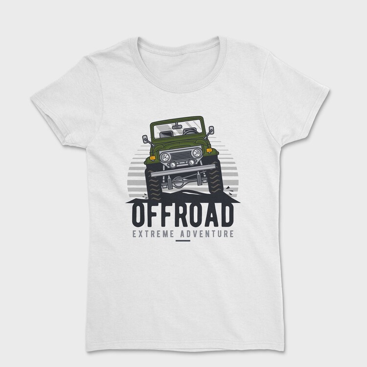 Offroad Extreme Adventure Jeep, Tricou Femei