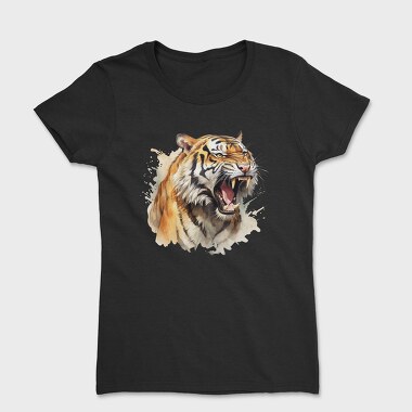 Tiger Roaring Face, Tricou Femei