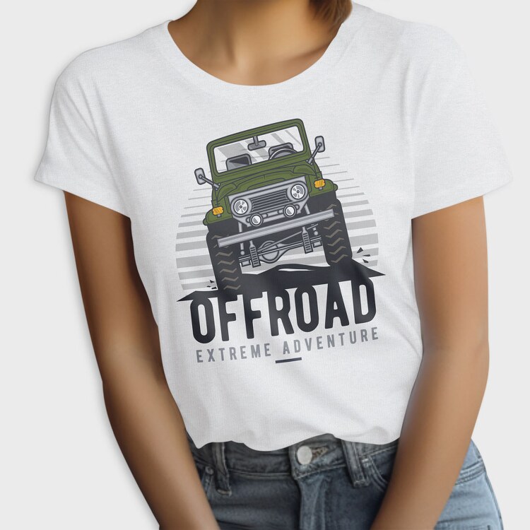 Offroad Extreme Adventure Jeep, Tricou Femei