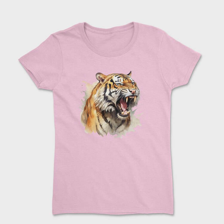 Tiger Roaring Face, Tricou Femei