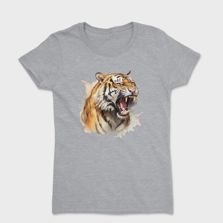 Tiger Roaring Face, Tricou Femei