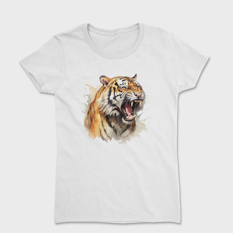 Tiger Roaring Face, Tricou Femei