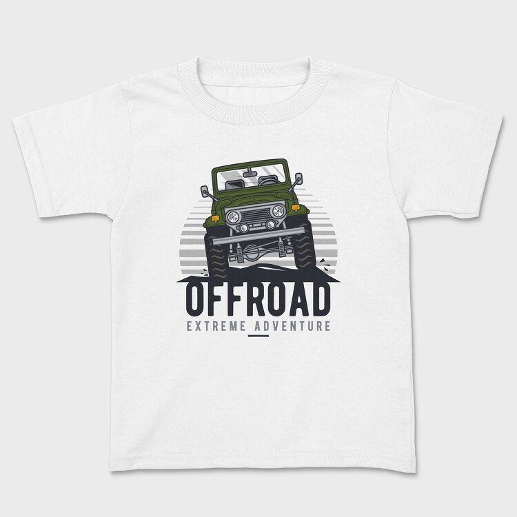Offroad Extreme Adventure Jeep, Tricou Copii