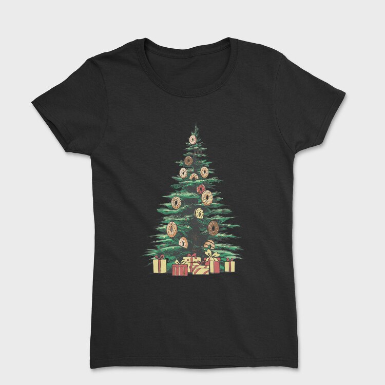 Christmas Tree Donuts, Tricou Femei