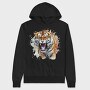Tiger Roaring Power, Hanorac Oversize Barbati (Unisex)