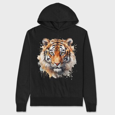 Tiger Streaks Spirit, Hanorac Oversize Barbati (Unisex)