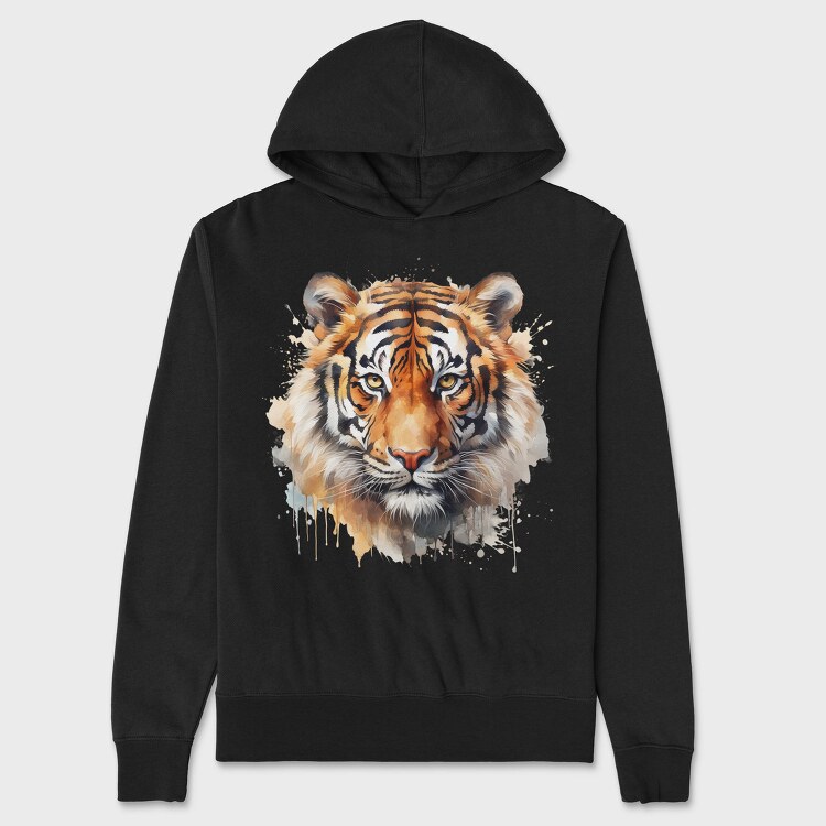 Tiger Streaks Spirit, Hanorac Oversize Barbati (Unisex)