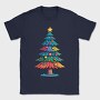 Christmas Tree Color, Tricou Barbati (Unisex)